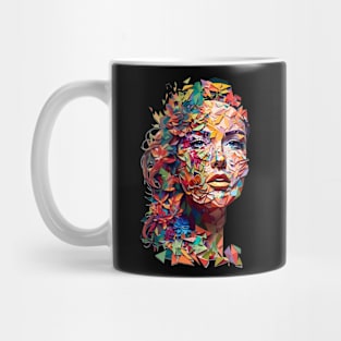 Woman made of Flowers Mug
